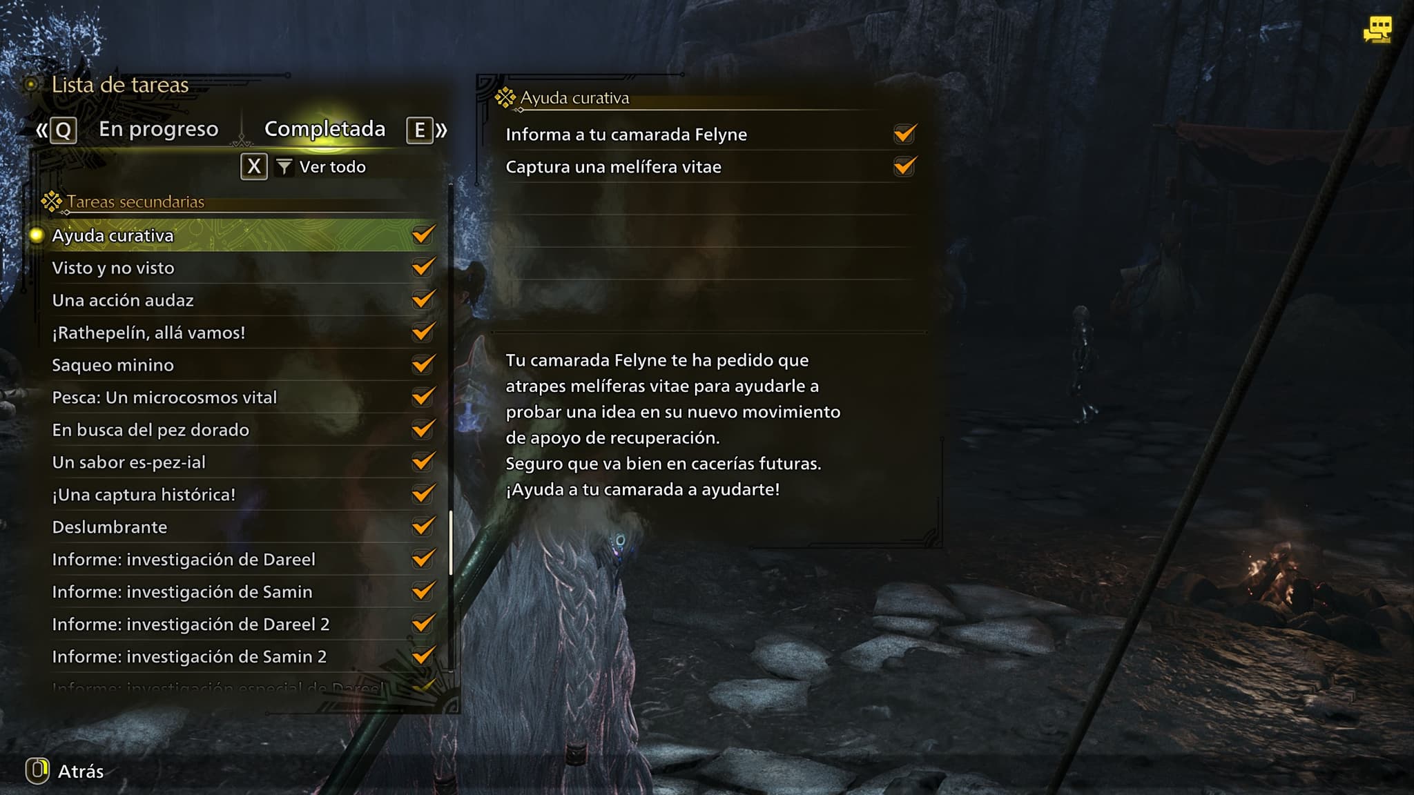 Tareas secundarias