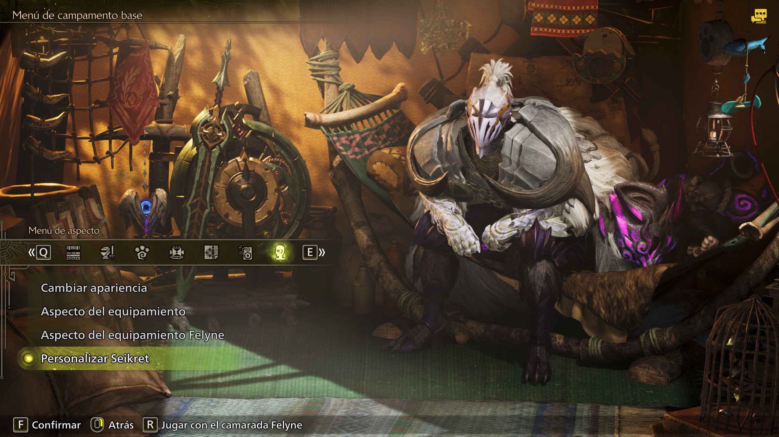 Personalizar Seikret